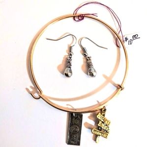 NWT 3 Pairs of Earrings and a Bracelet